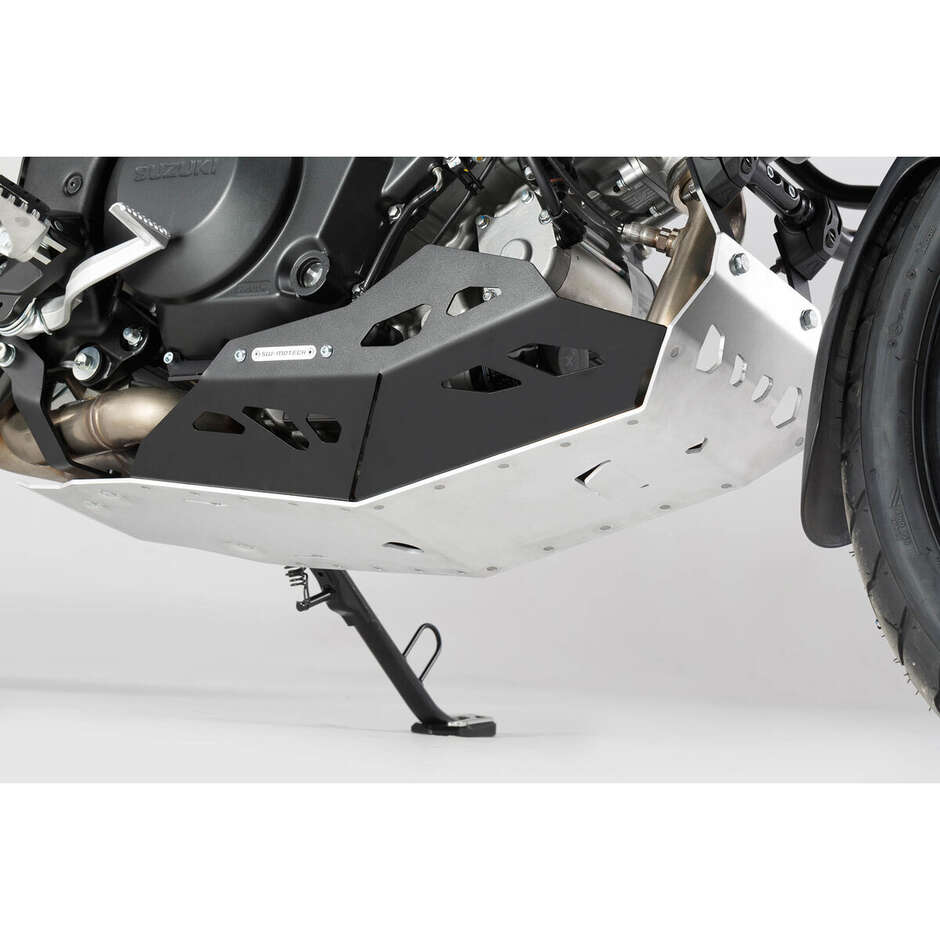 Sw-Motech MSS.05.440.10000 Black Silver Motorcycle Engine Guard Suzuki 1000 V-Strom With Tubulars