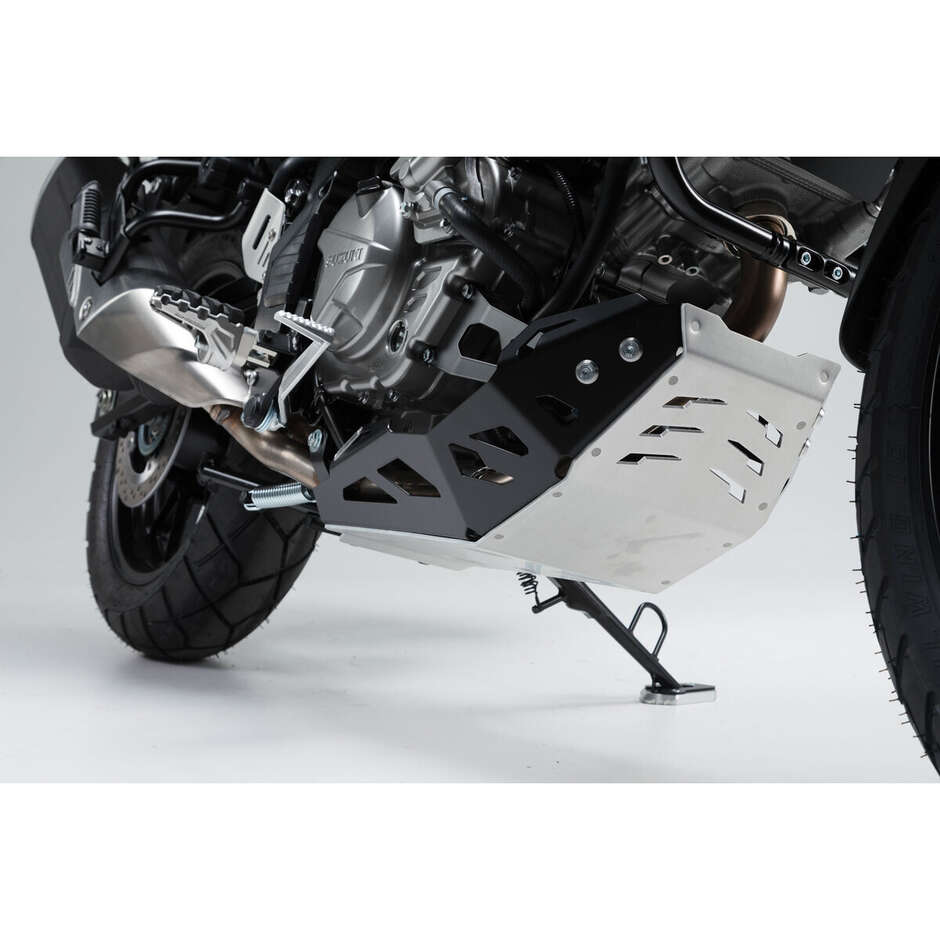 Sw-Motech MSS.05.759.10001/B Protection moteur moto noir argent Suzuki DL650 (11-) XT (15-)