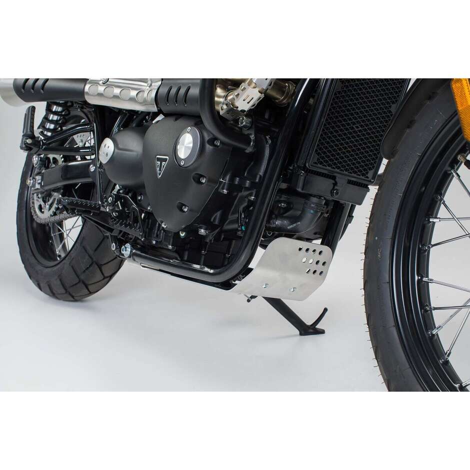 Sw-Motech MSS.11.667.10001/S Silberner Motorrad-Motorschutz für verschiedene Triumph-Modelle