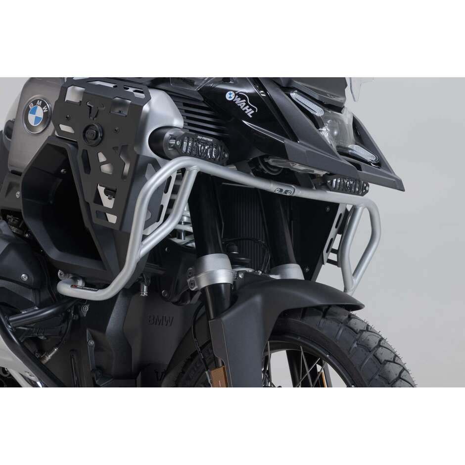 Sw-Motech SBL.07.976.10100 Silver Upper Engine Guard for Motorcycles, Fits OEM SBL