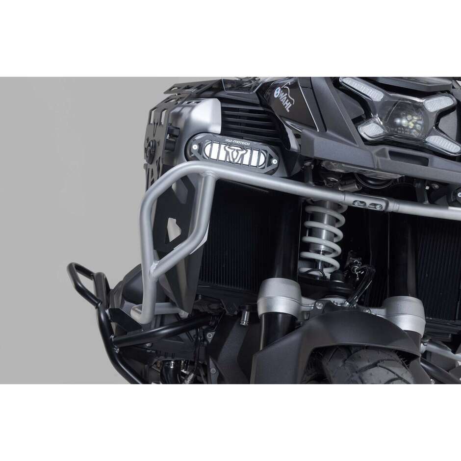 Sw-Motech SBL.07.976.10100 Silver Upper Engine Guard for Motorcycles, Fits OEM SBL