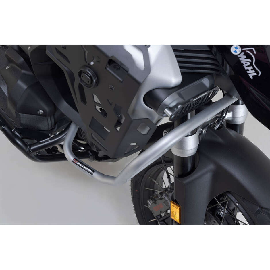 Sw-Motech SBL.07.976.10100 Silver Upper Engine Guard for Motorcycles, Fits OEM SBL
