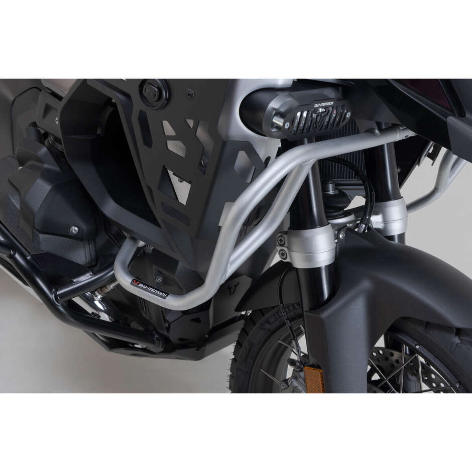 Sw-Motech SBL.07.976.10100 Silver Upper Engine Guard for Motorcycles, Fits OEM SBL
