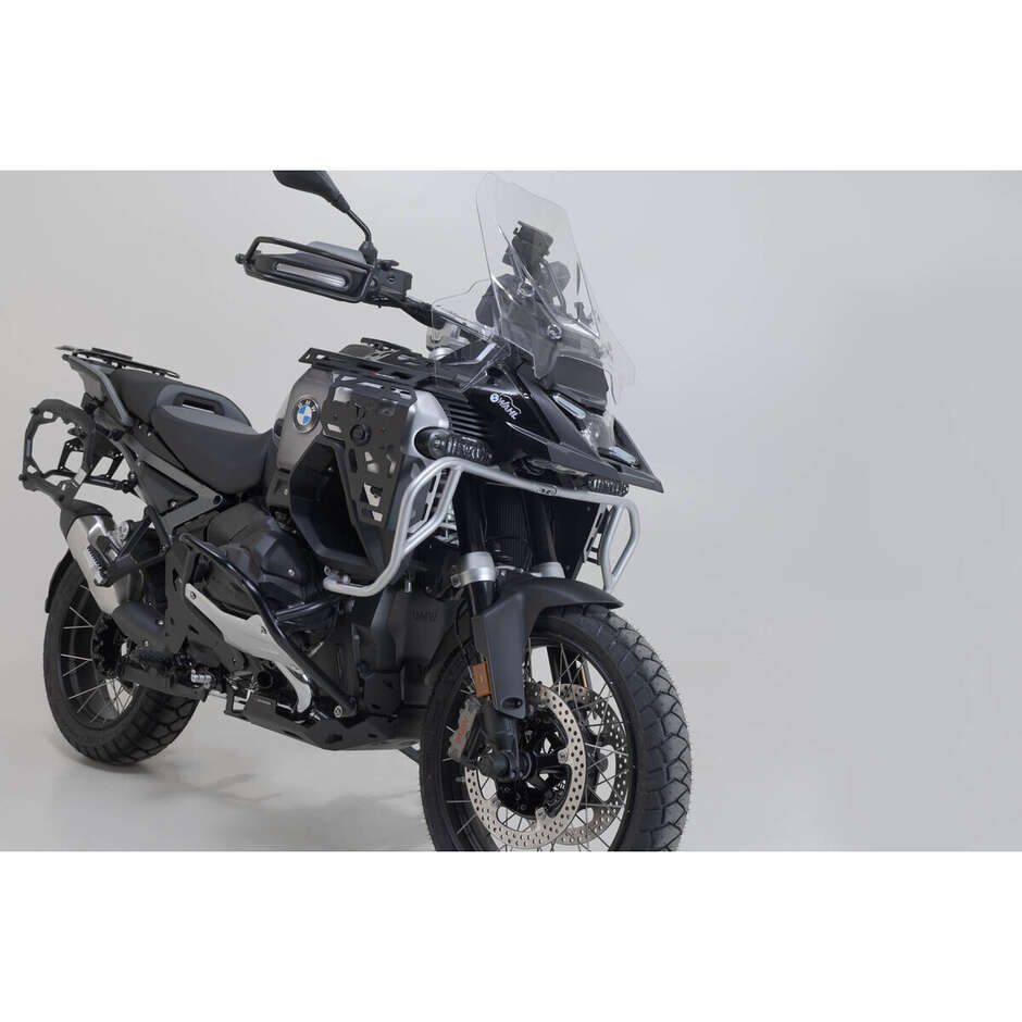 Sw-Motech SBL.07.976.10100 Silver Upper Engine Guard for Motorcycles, Fits OEM SBL