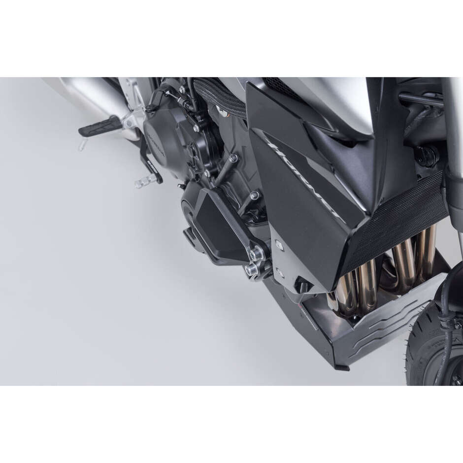 Sw-Motech STP.01.590.11100/B Rahmenschleifer-Kit Schwarz/Silber für Honda CB1000 Hornet (24-)