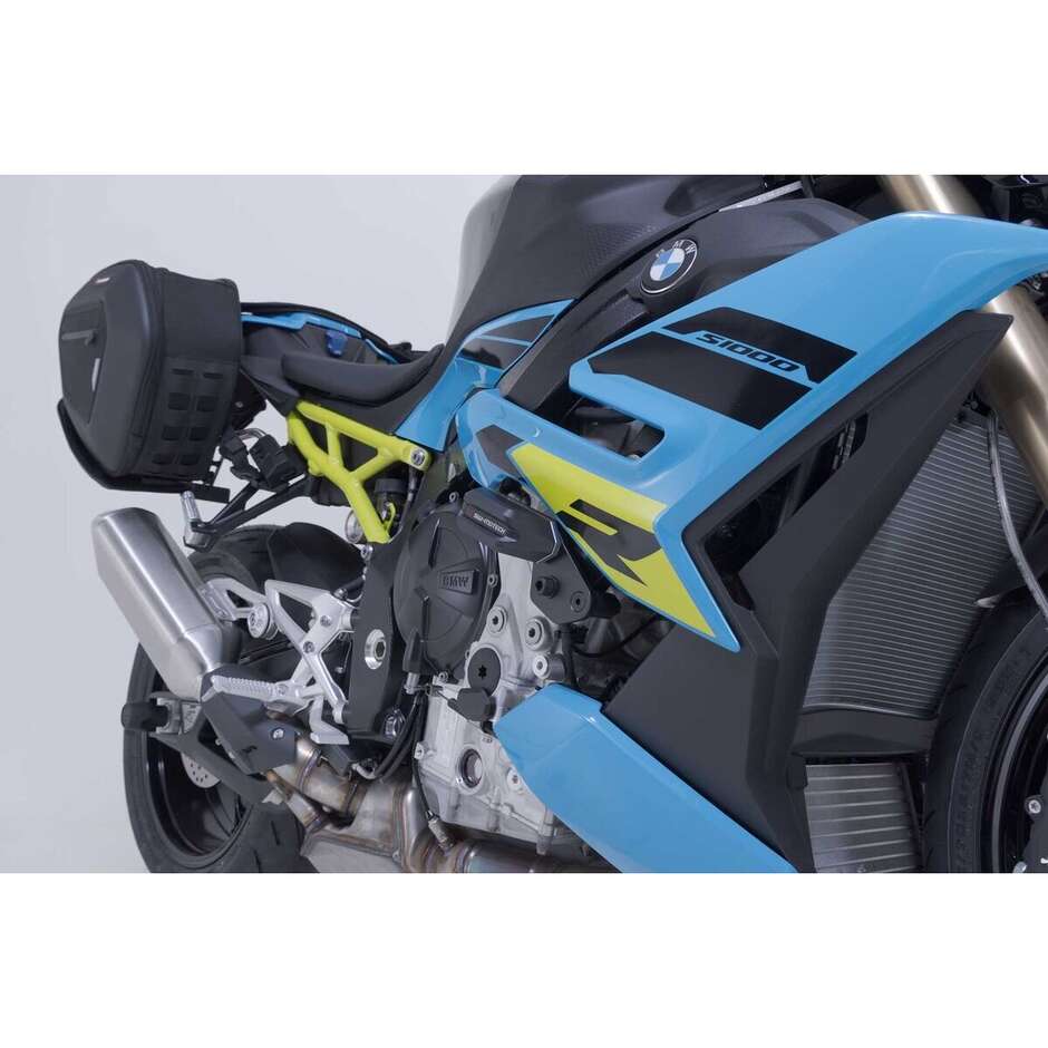 Sw-Motech STP.07.590.11100/B Rahmenschleifer-Kit Schwarz/Silber für BMW S 1000 R (24-)