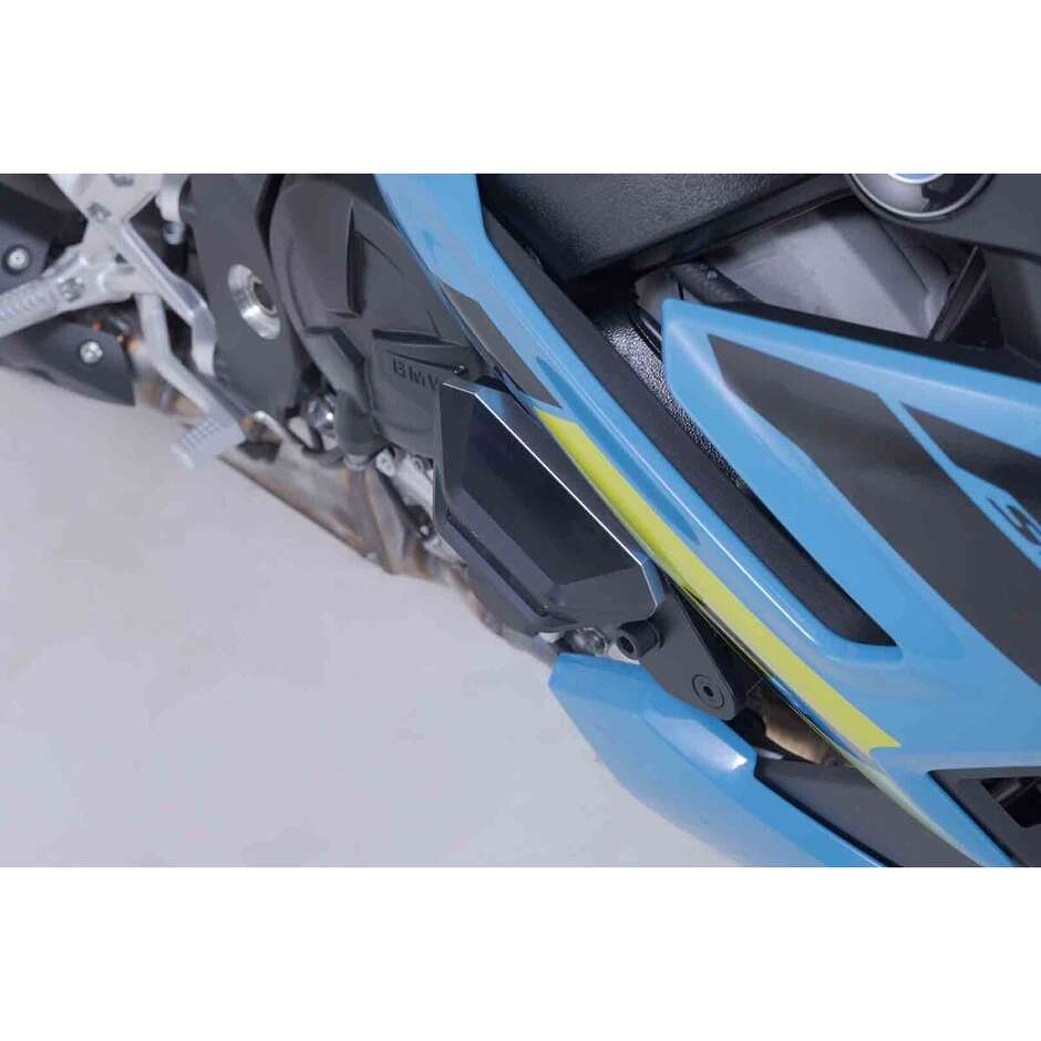 Sw-Motech STP.07.590.11100/B Rahmenschleifer-Kit Schwarz/Silber für BMW S 1000 R (24-)