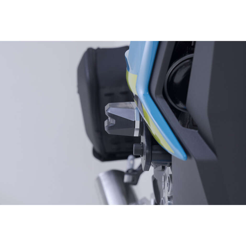 Sw-Motech STP.07.590.11100/B Rahmenschleifer-Kit Schwarz/Silber für BMW S 1000 R (24-)