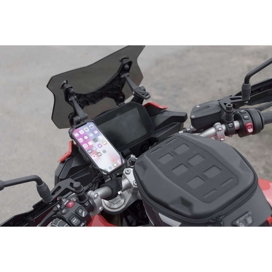 Sw-Motech TL.00.940.10100 T-Lock Smartphone Holder for Small Smartphones, Black