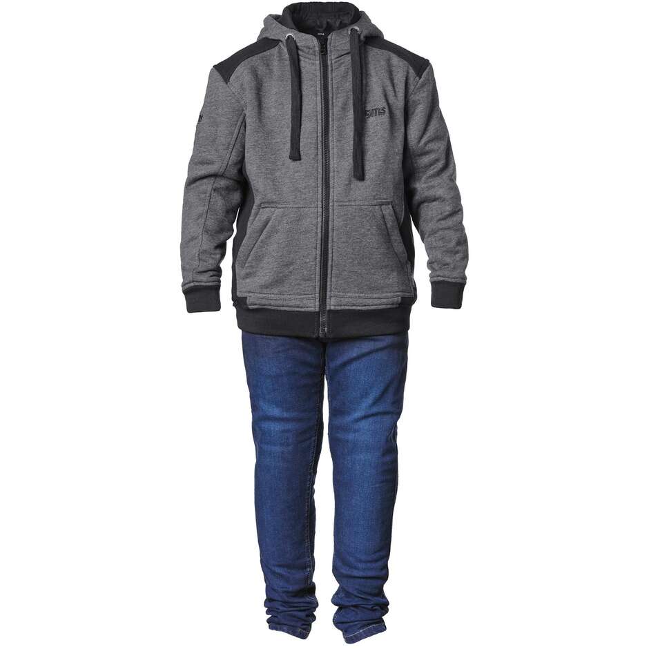 Sweat Enfant GMS GRIZZLY JUNIOR Noir Anthracite
