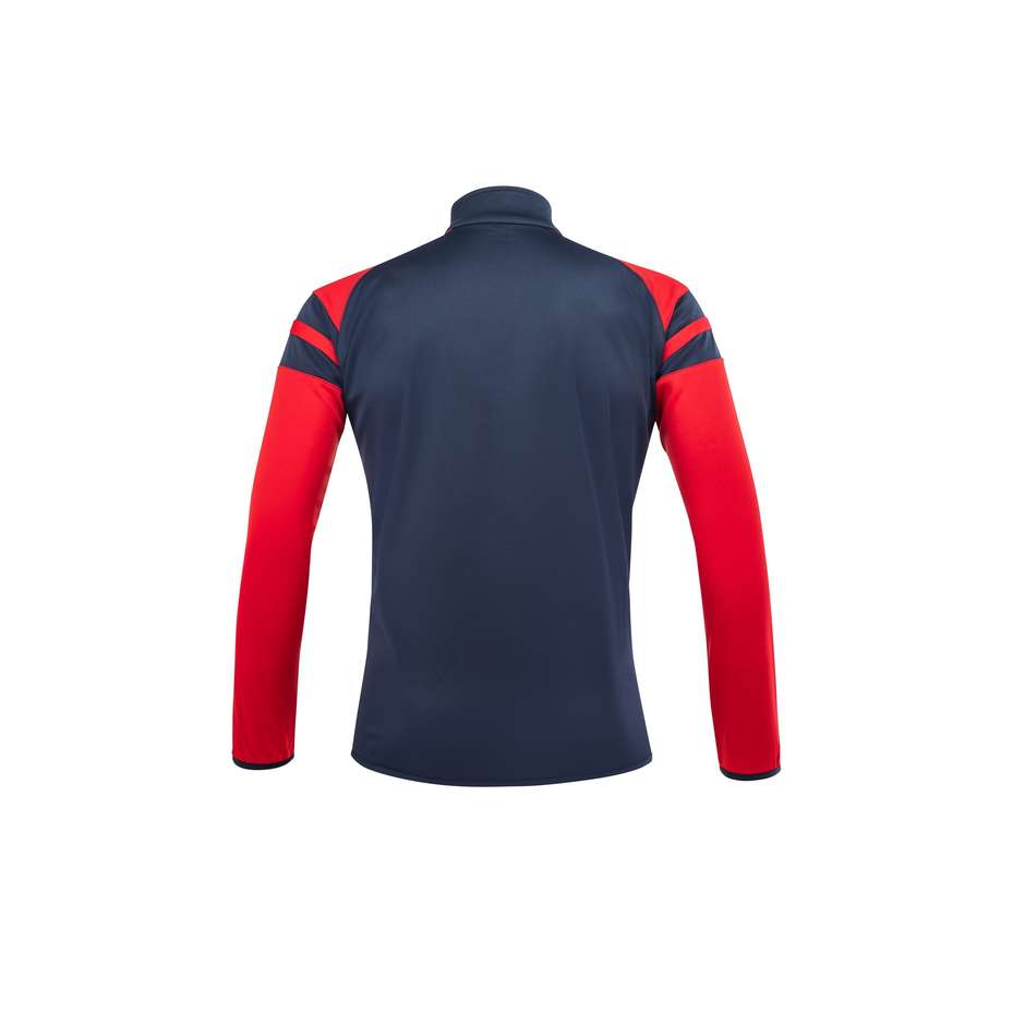 Sweat-shirt d'entraînement demi-zip Acerbis KEMARI bleu rouge