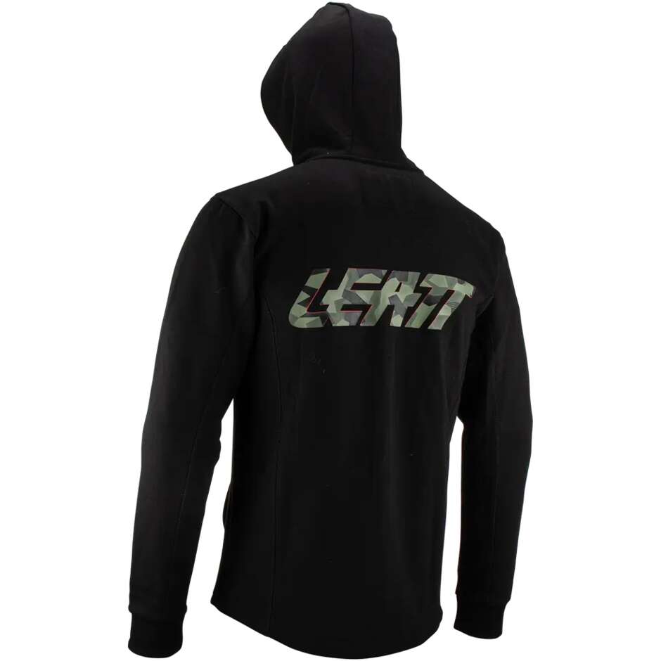 Sweat-shirt à capuche Leatt HOODIE CAMO noir