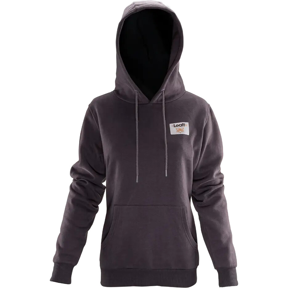 Sweat-shirt à capuche Leatt HOODIE CORE WOMEN gris pour femme