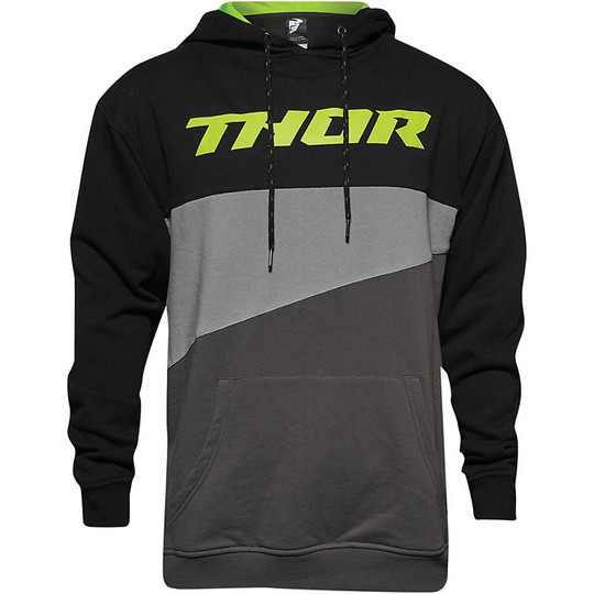 Sweat technique Thor MX Main Event Pull Over, noir lime