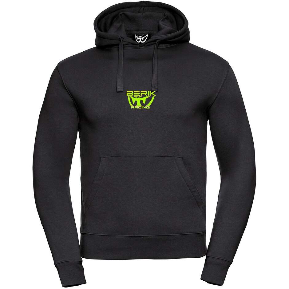Sweat à capuche Berik 2.0 Basic Noir Jaune Logo