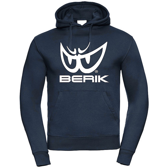 Sweat à capuche Berik 2.0 FC12 imprimé avec logo bleu marine blanc
