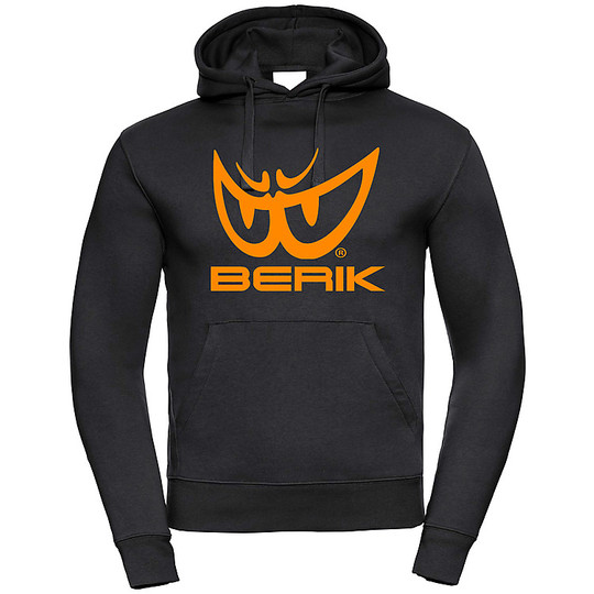 Sweat à capuche Berik 2.0 FC12 imprimé avec logo noir orange