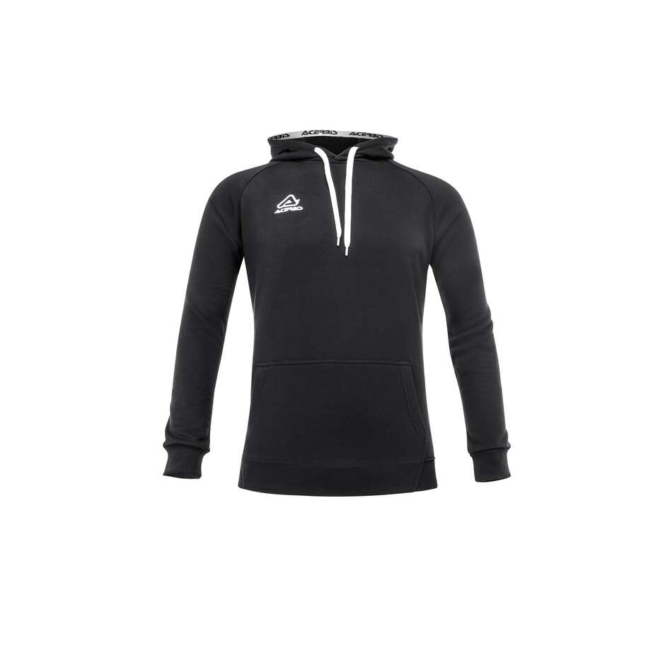 Sweat à Capuche Décontracté Acerbis EASY Noir