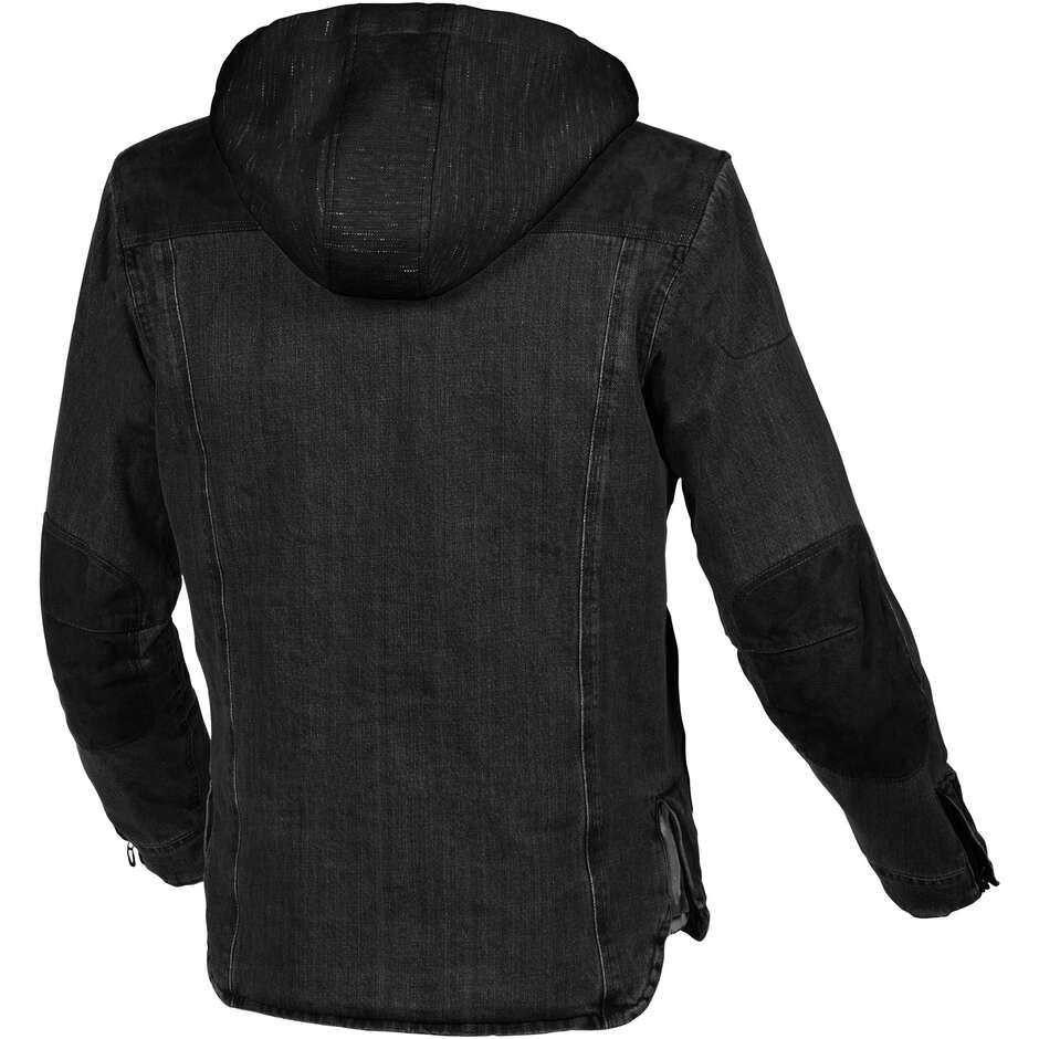 Sweat à capuche moto Macna Inland noir