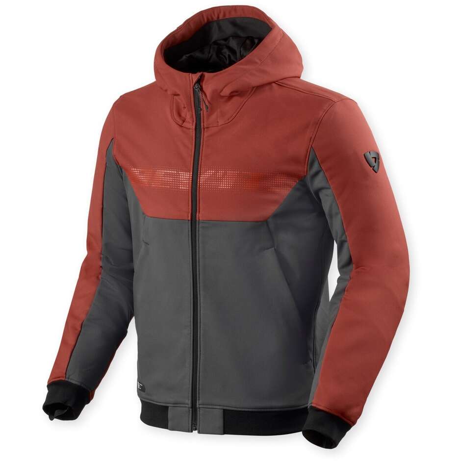 Sweat à capuche Rev'it Parabolica 2 Rouge