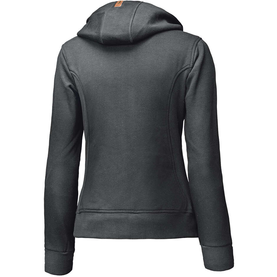Sweat à capuche zippé moto Held pour femme, taille 46, noir