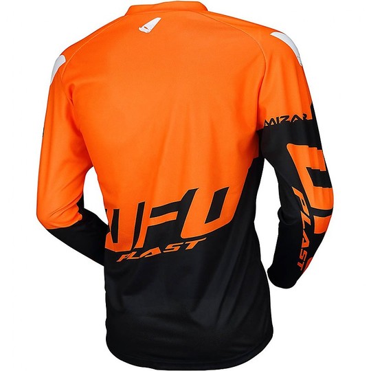 Sweatshirt Moto Cross Enduro UFO MIZARD Orange Schwarz