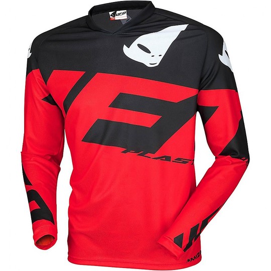 Sweatshirt Moto Cross Enduro UFO MIZARD Rot Schwarz