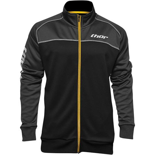 Sweatshirt Thor MX Technical Tracker Jacket Black Grey
