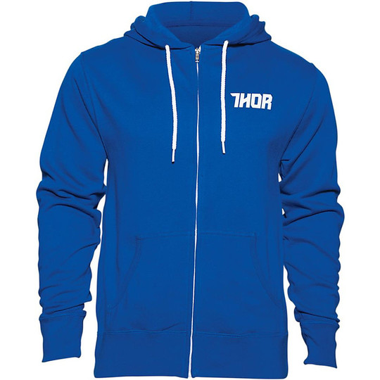 Sweatshirt Thor MX Technologie angetrieben Tracker Zip Up Blau