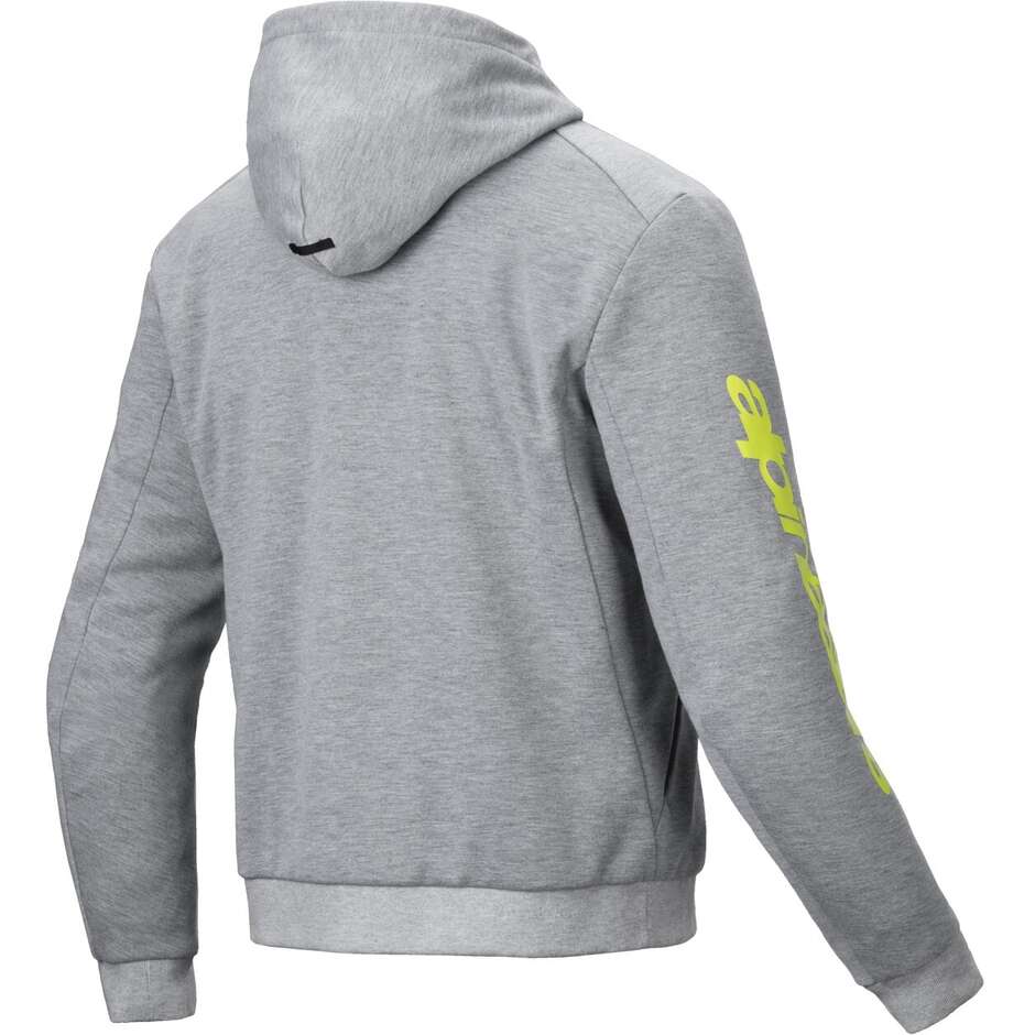 Sweatshirts Alpinestars CHROME V2 SPORT fluoreszierend grau gelb