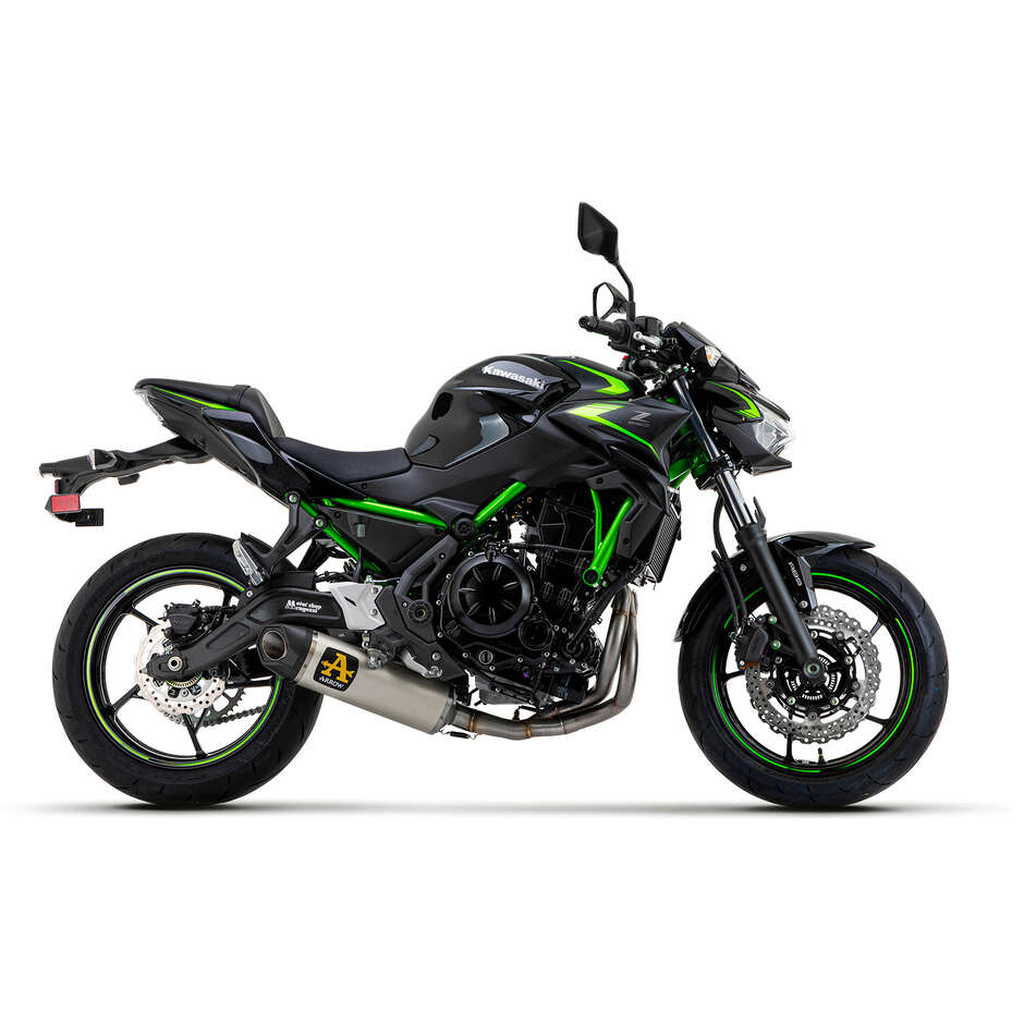 Système d'échappement complet en aluminium Arrow Indy Race EVO avec embout de carburateur pour Kawasaki NINJA 650 / Z 650 (21-23)