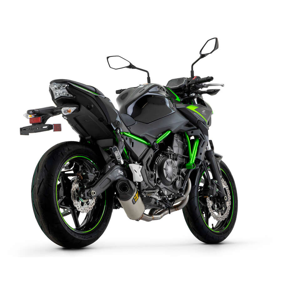Système d'échappement complet en aluminium Arrow Indy Race EVO avec embout de carburateur pour Kawasaki NINJA 650 / Z 650 (21-23)