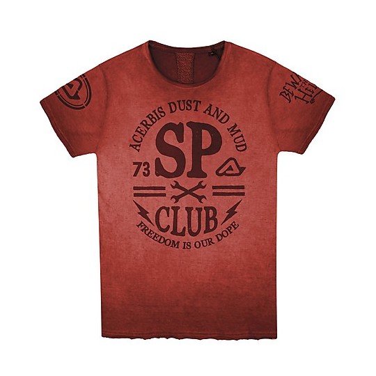 T-Shirt Acerbis CLUB SP CLUB Rosso