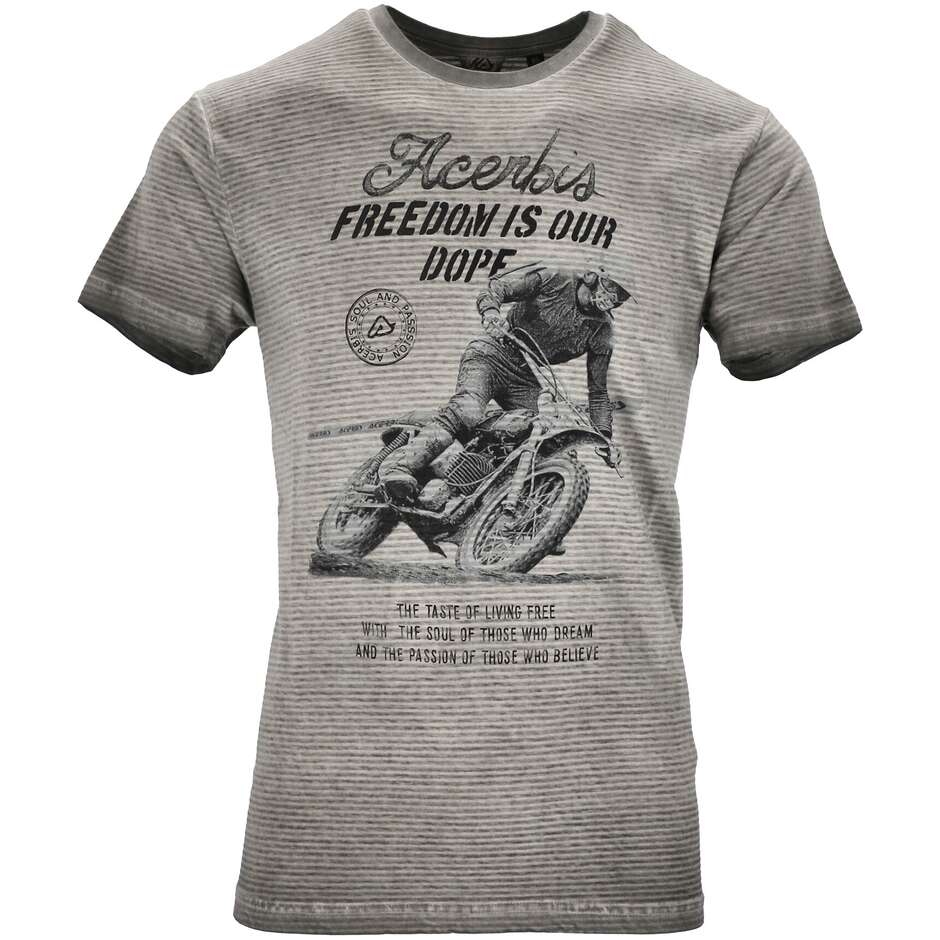 T-Shirt Acerbis T-SHIRT SP CLUB FREEDOM Grigio Chiaro