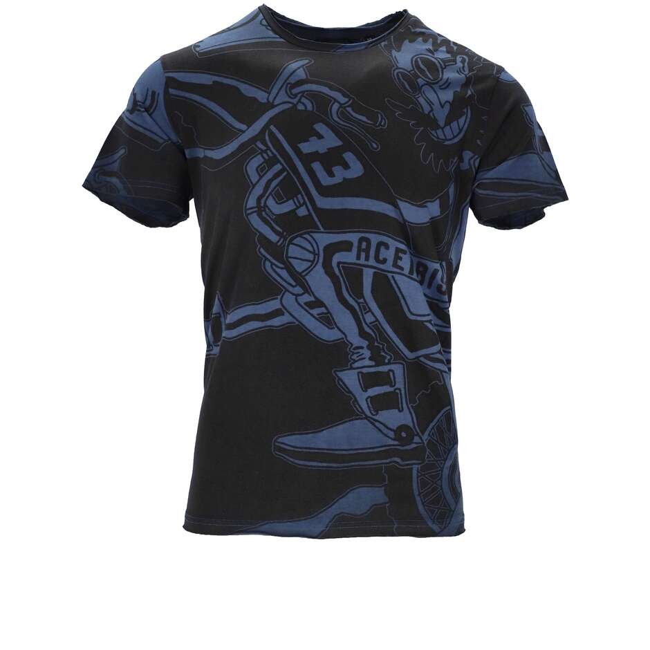 T-Shirt Acerbis T-SHIRT SP CLUB SKILL Royal Blu