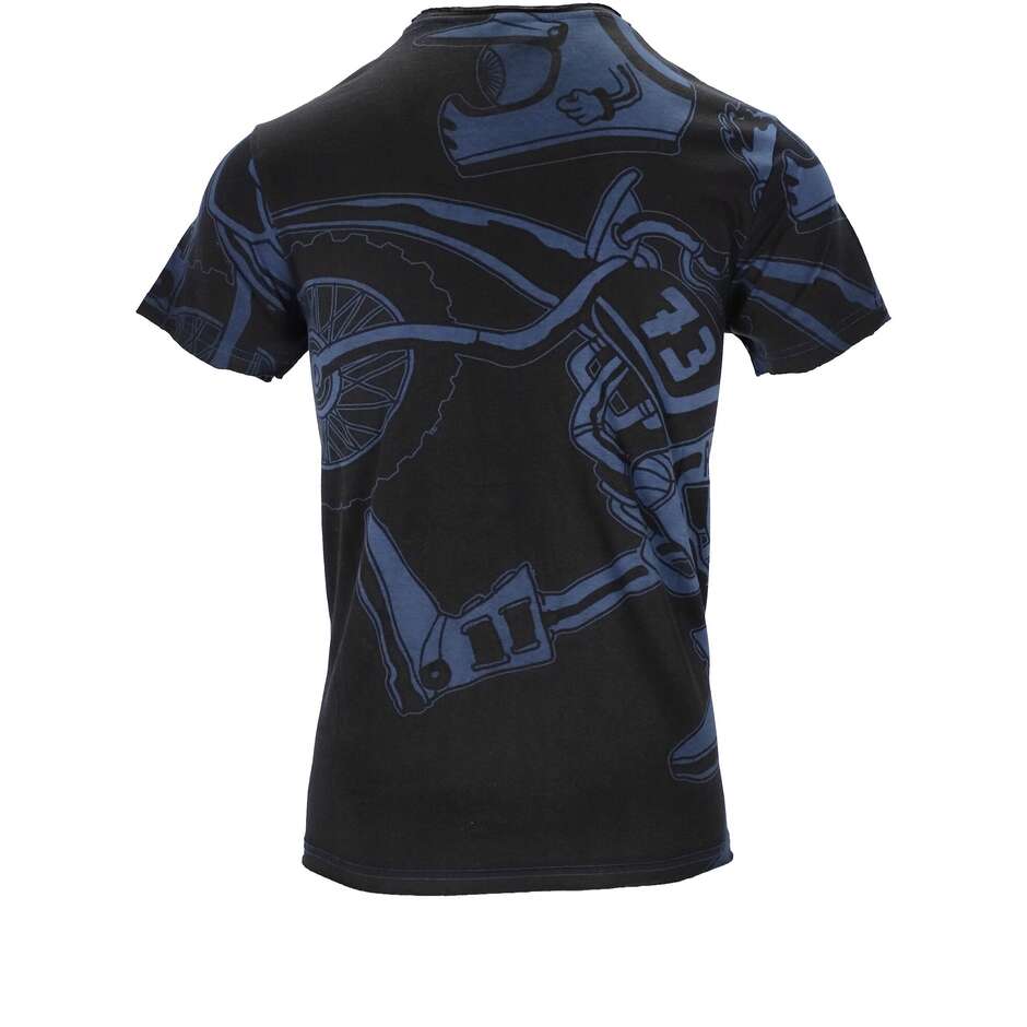 T-Shirt Acerbis T-SHIRT SP CLUB SKILL Royal Blu