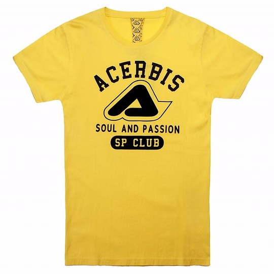 T-Shirt Acerbis Varsity Sp Club Shirt Fluo Yellow