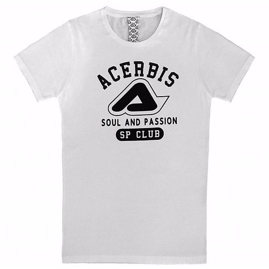 T-Shirt Acerbis Varsity Sp Club T-Shirt Blanc