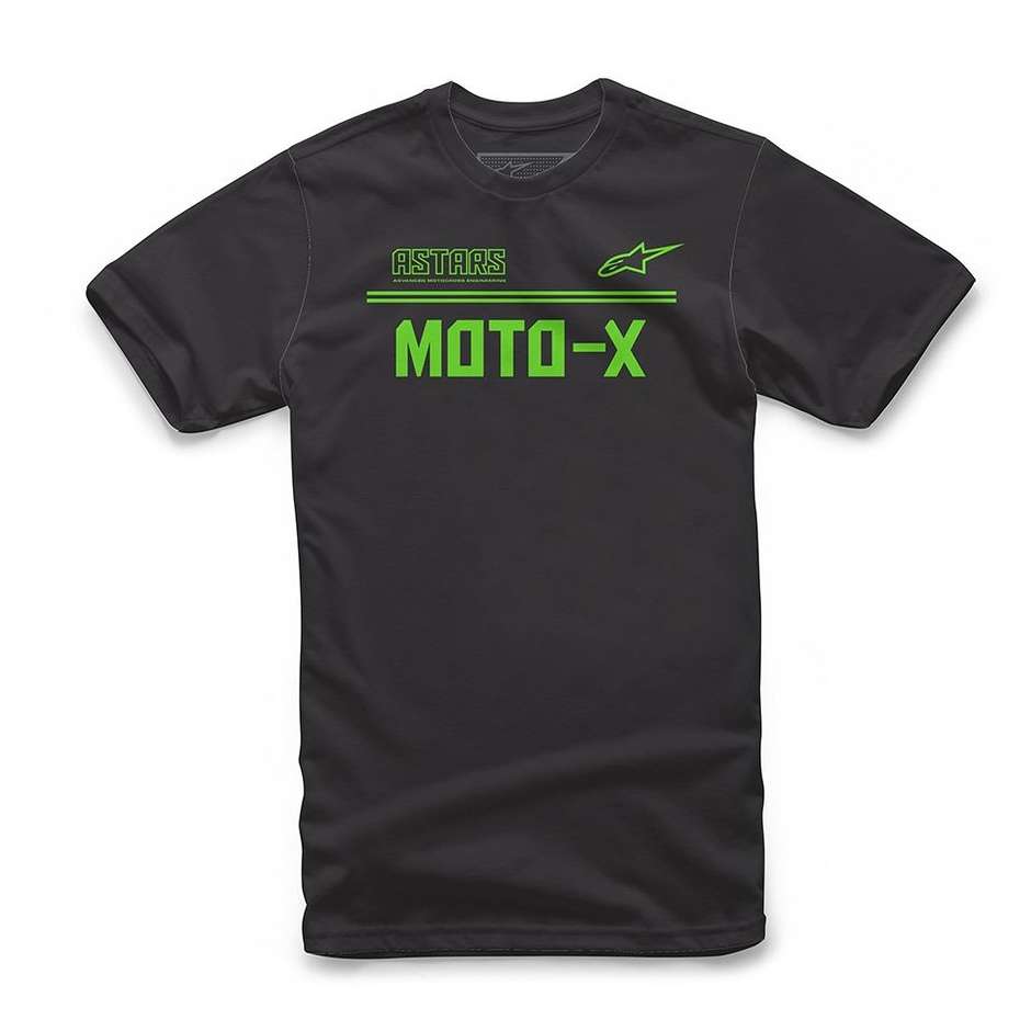 T-Shirt Alpinestars ASTARS MOTO-X TEE Nero Verde