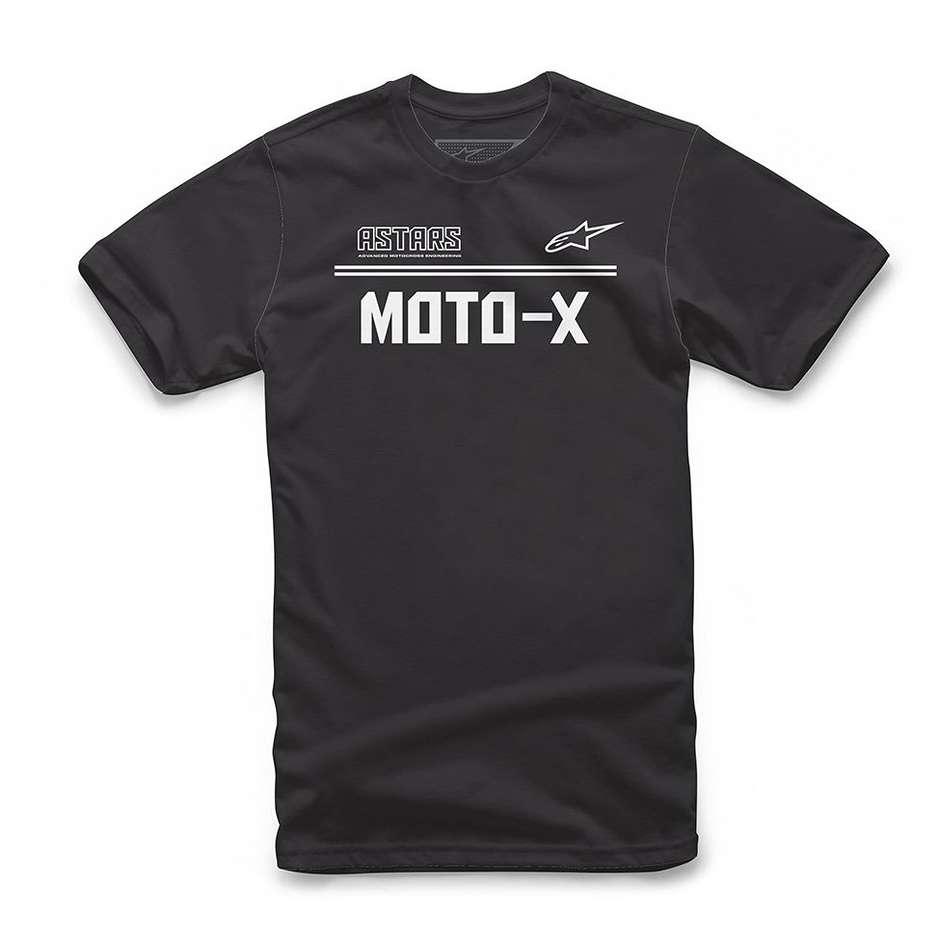 T-Shirt Alpinestars ASTARS MOTO-X TEE Noir Blanc