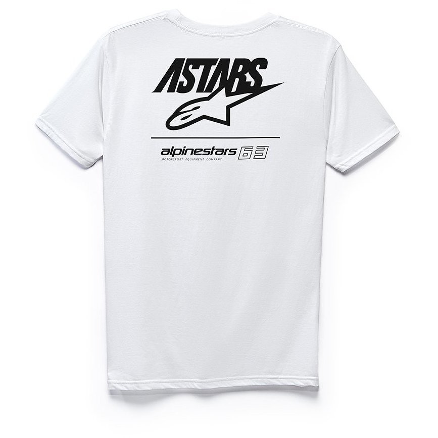T-Shirt Alpinestars BACK MIX TEE Noir
