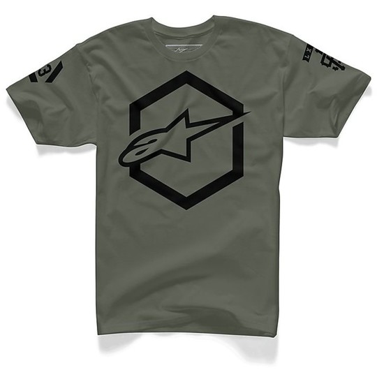 T-Shirt Alpinestars Lifestyle AJAX TEE Verde Militare