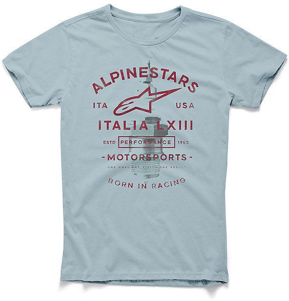 T-Shirt Alpinestars grafica Stampede Tee bianca