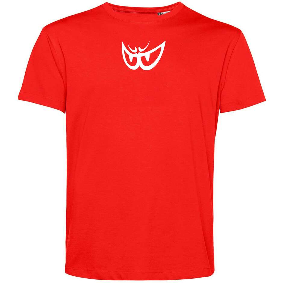 T-Shirt 2.0 Basic 2025 Girocollo Rosso Bianco taglia XL