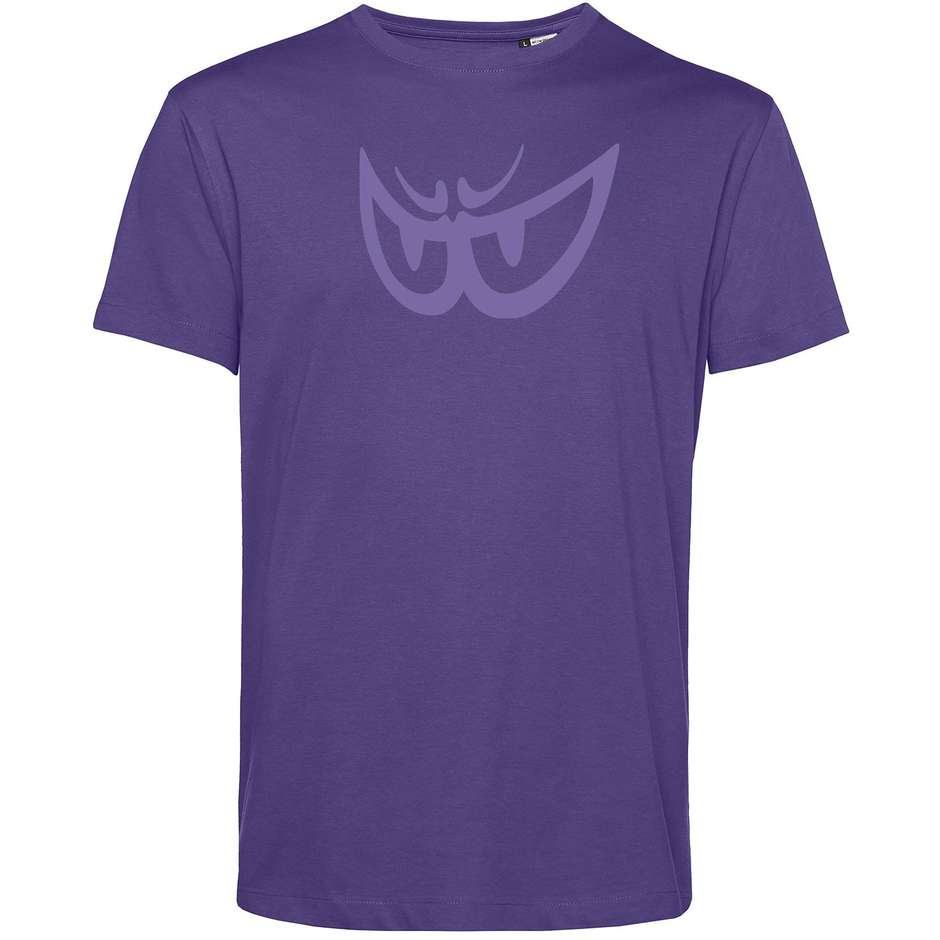 T-shirt Berik 2.0 Crewneck TEE en coton bio violet avec œil violet