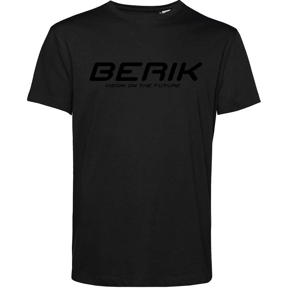 T-Shirt Berik 2.0 Girocollo TEE  In Cotone Organico Nero Occhio Nero