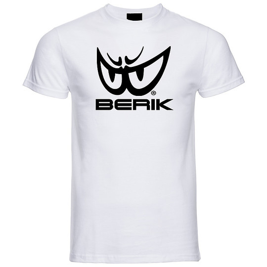 T-Shirt Berik 2.0 Girocollo TEE12 Stampata Bianca Nero