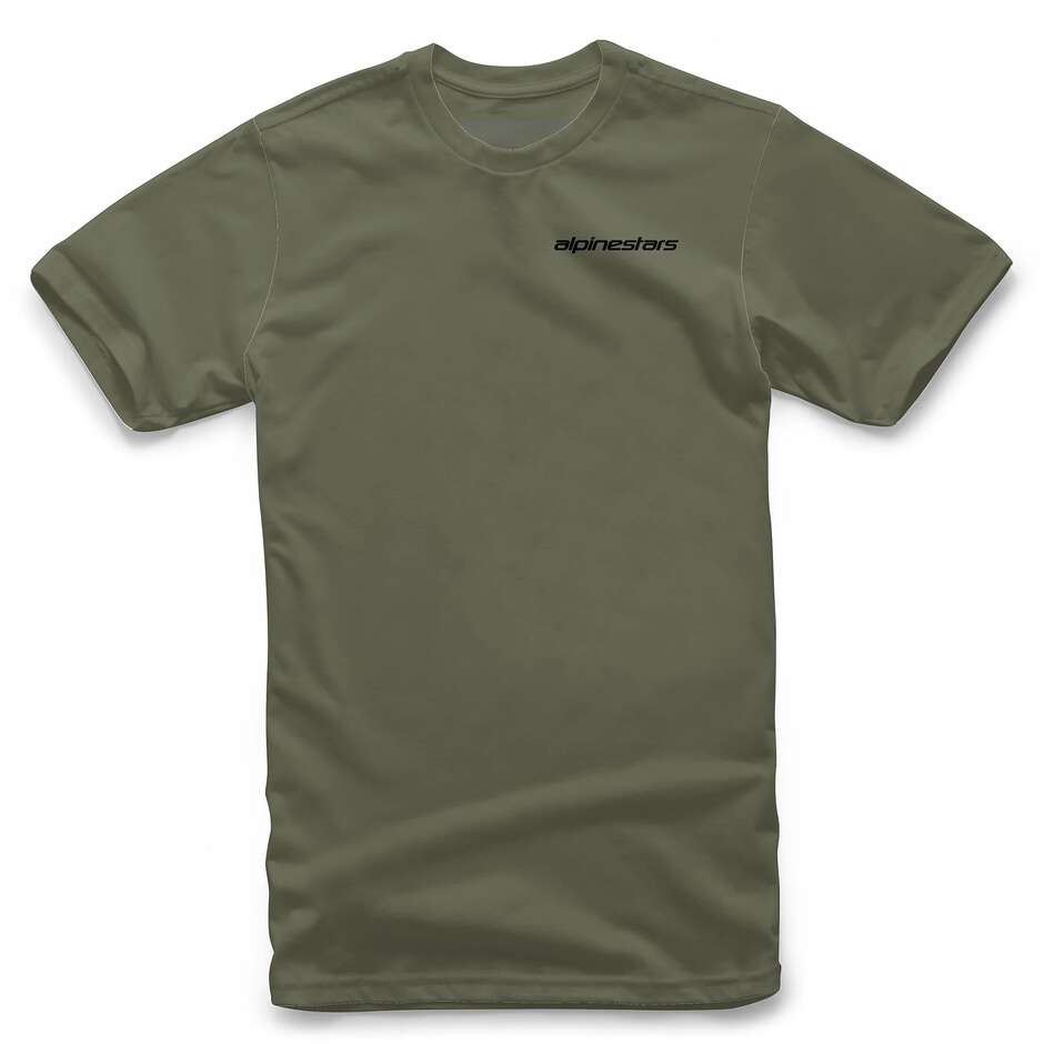 T-Shirt Casual Alpinestars AWAITS TEE Militare
