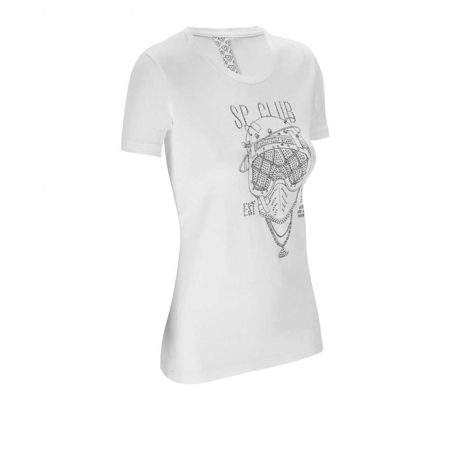 T-Shirt Casual Femme Acerbis SP CLUB DIVER LADY Blanc
