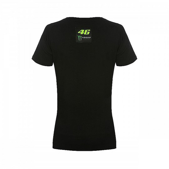T-Shirt da Donna Vr46 Monster Collection Monza Lady Nero